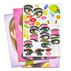 Bendon Create A Face sticker book diva for playful style