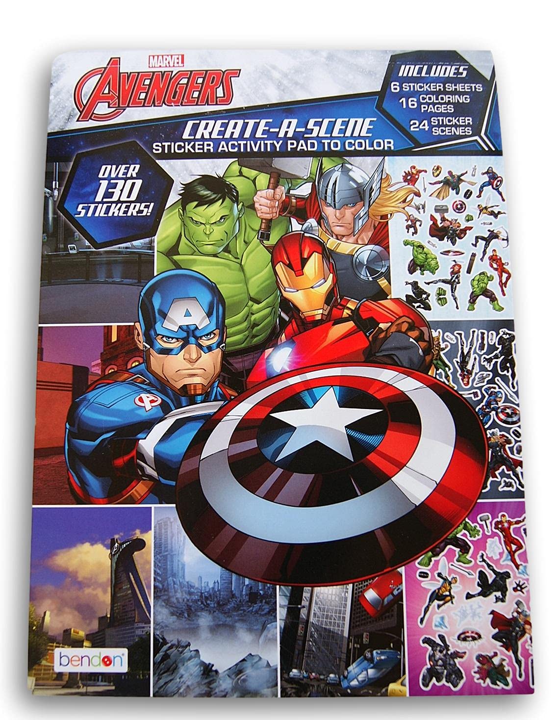 Bendon Create-A-Face Avengers cover boosts imaginative play and hero-themed storytelling.