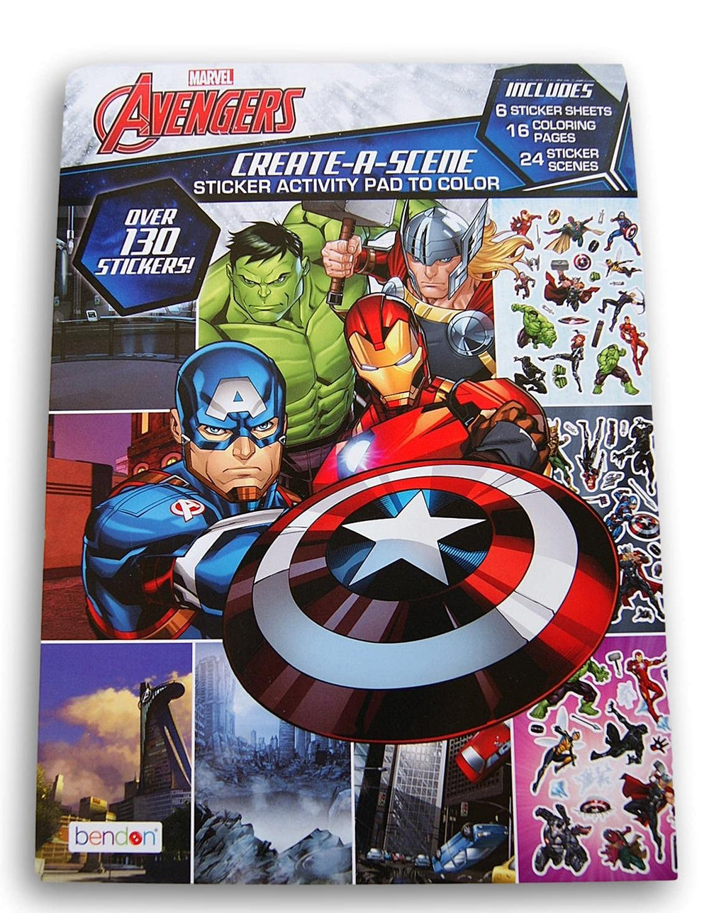 Bendon Create-A-Face Avengers cover boosts imaginative play and hero-themed storytelling.