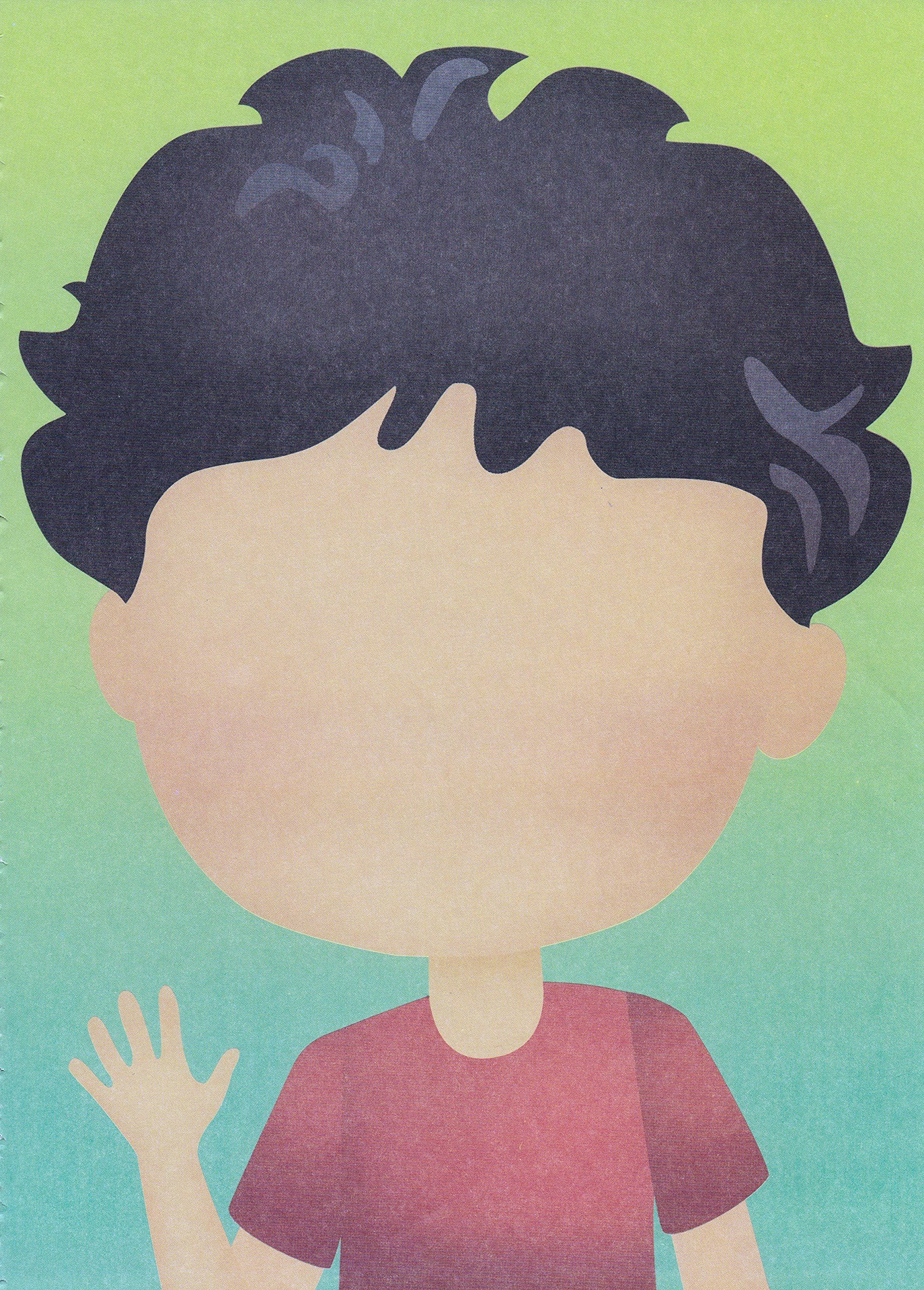 Bendon Create-A-Face sticker pad pages decorate displays blank faces ready for art.
