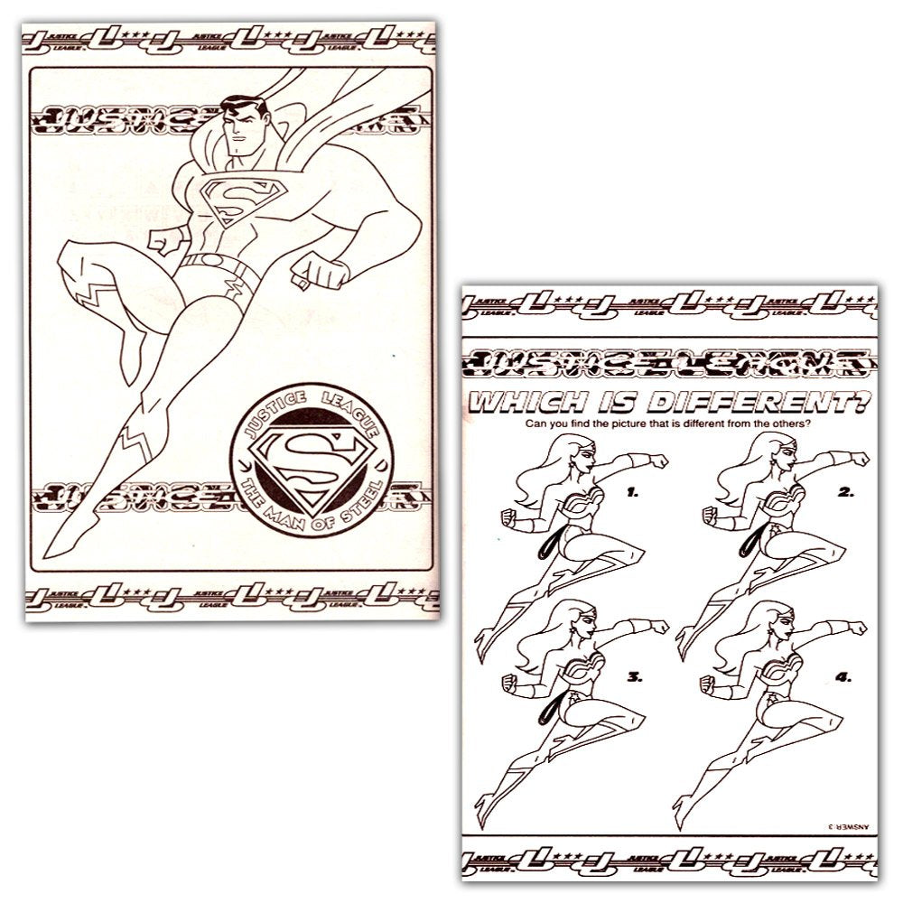 Bendon DC Justice League activity book with stickers for interactive fun