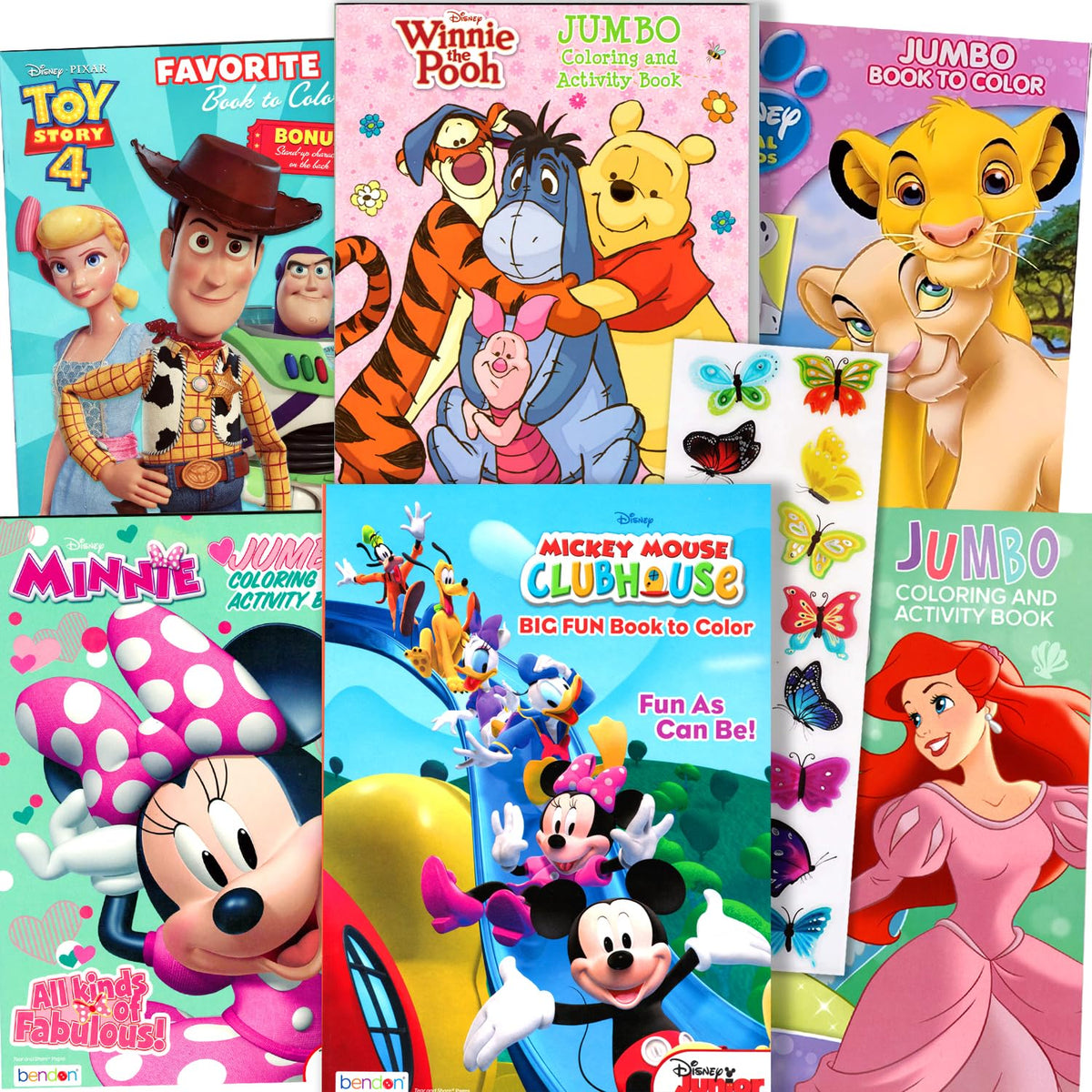 Bendon Disney Mickey Mouse coloring pages for creative play and quiet time
