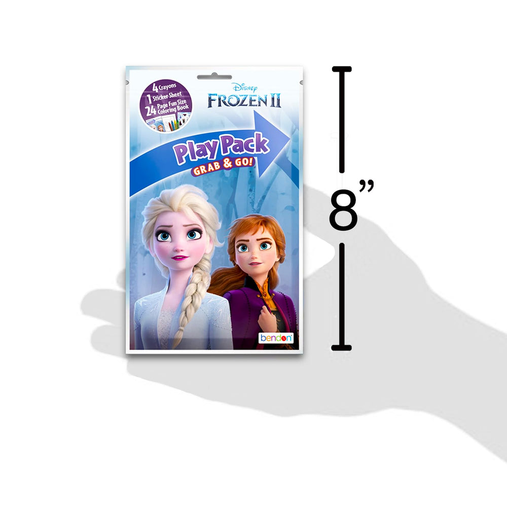 Bendon Disney Frozen crayons pack with four colors for on-the-go coloring