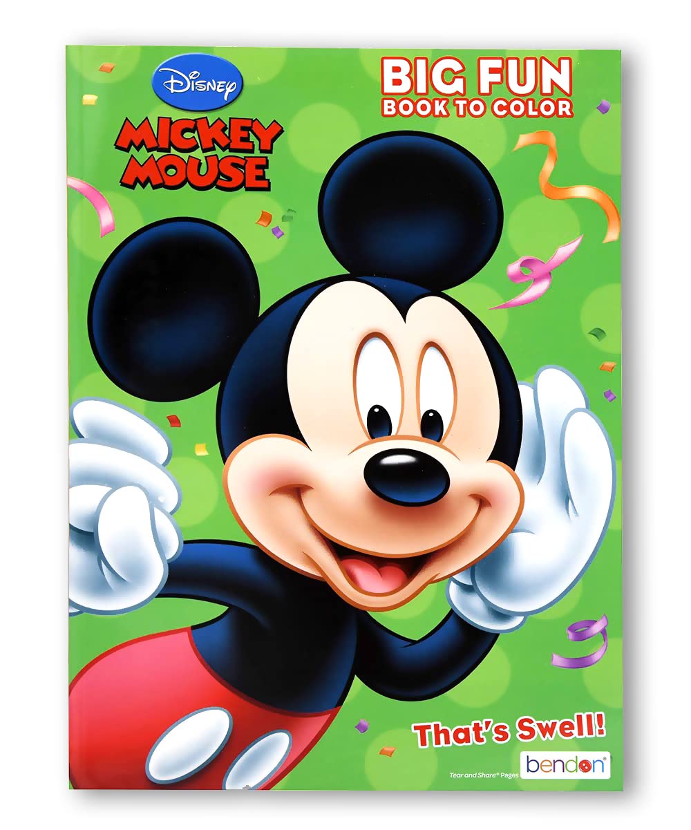 Bendon Disney Mickey sticker pad close-up for creative sticker art and playtime.