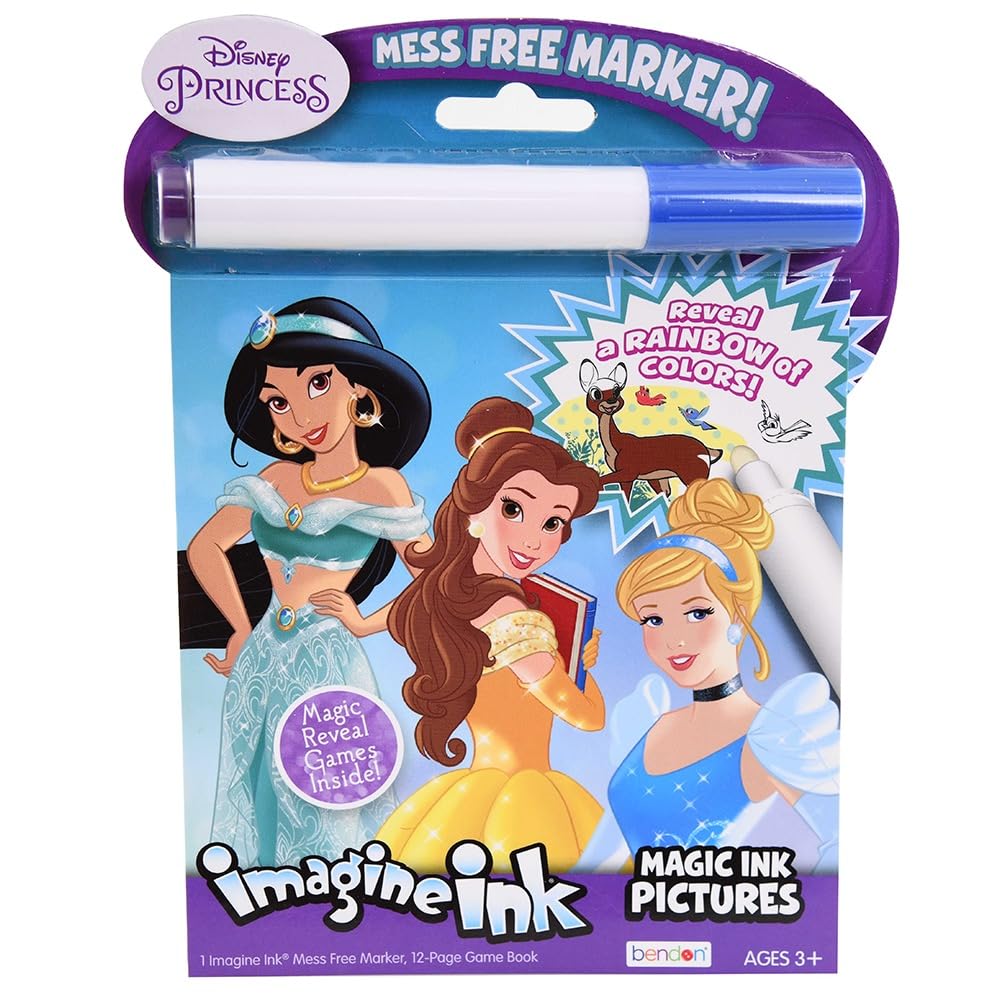 Bendon Disney Princess Belle Imagine Ink activity book—magical reveals for quiet time