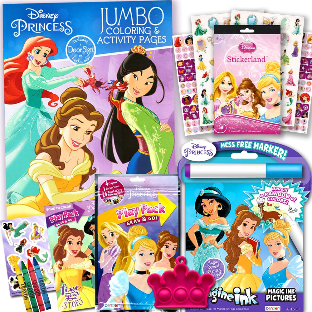 Bendon Disney Princess puzzle mazes add engaging challenges and screen-free concentration