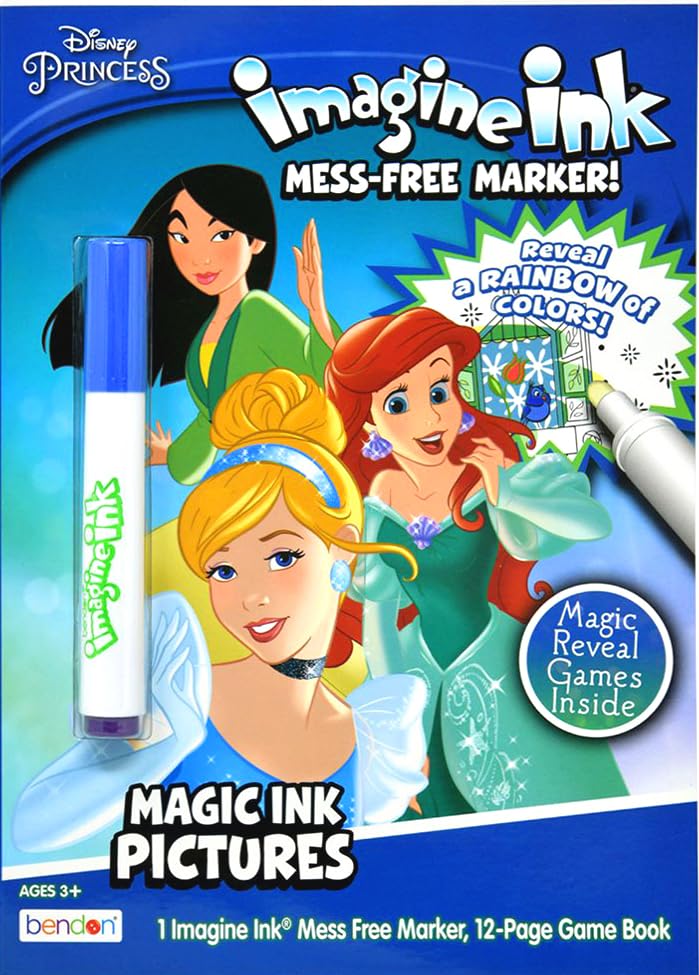 Bendon Disney Princess sticker activity pages encourage fine motor practice with fun