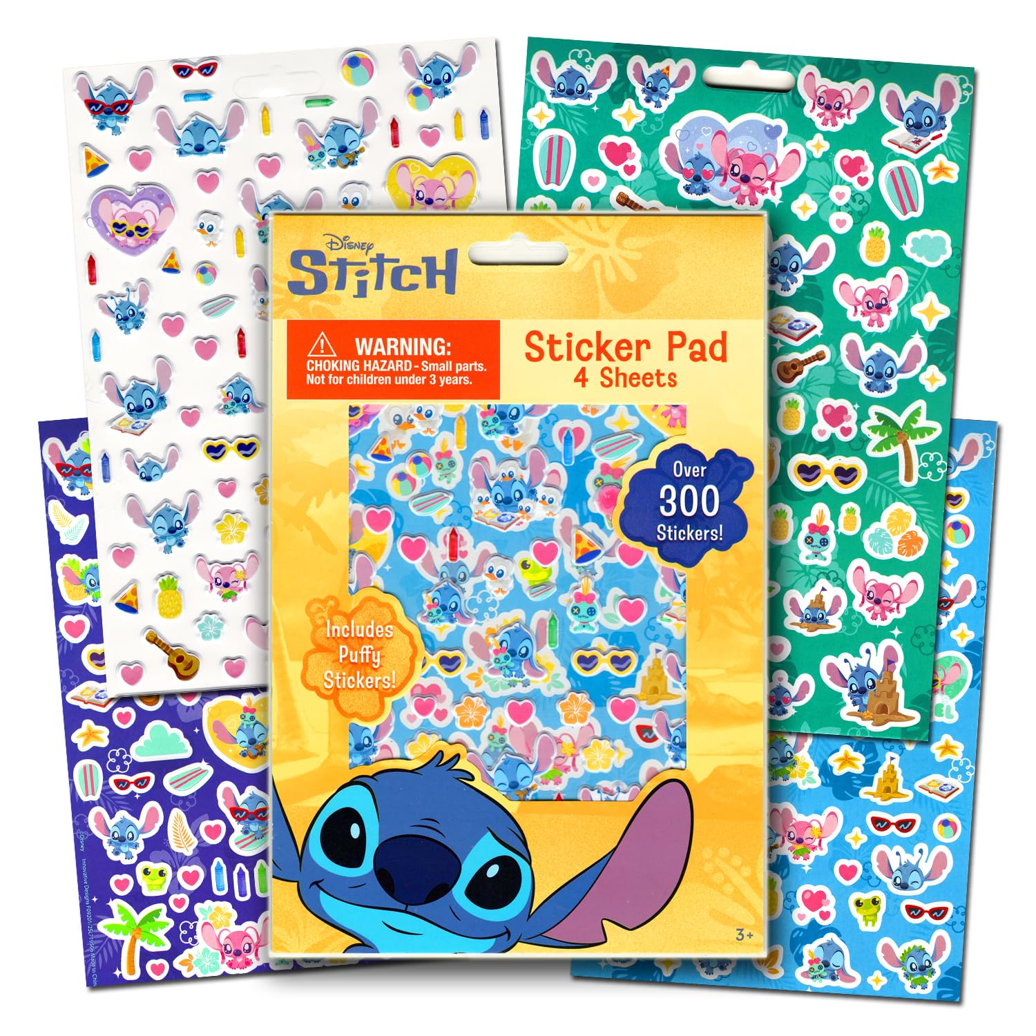 Bendon Stitch stickers pad offers colorful sheets for decorating crafts.