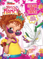 Bendon Fancy Nancy coloring book cover with a shiny foil finish