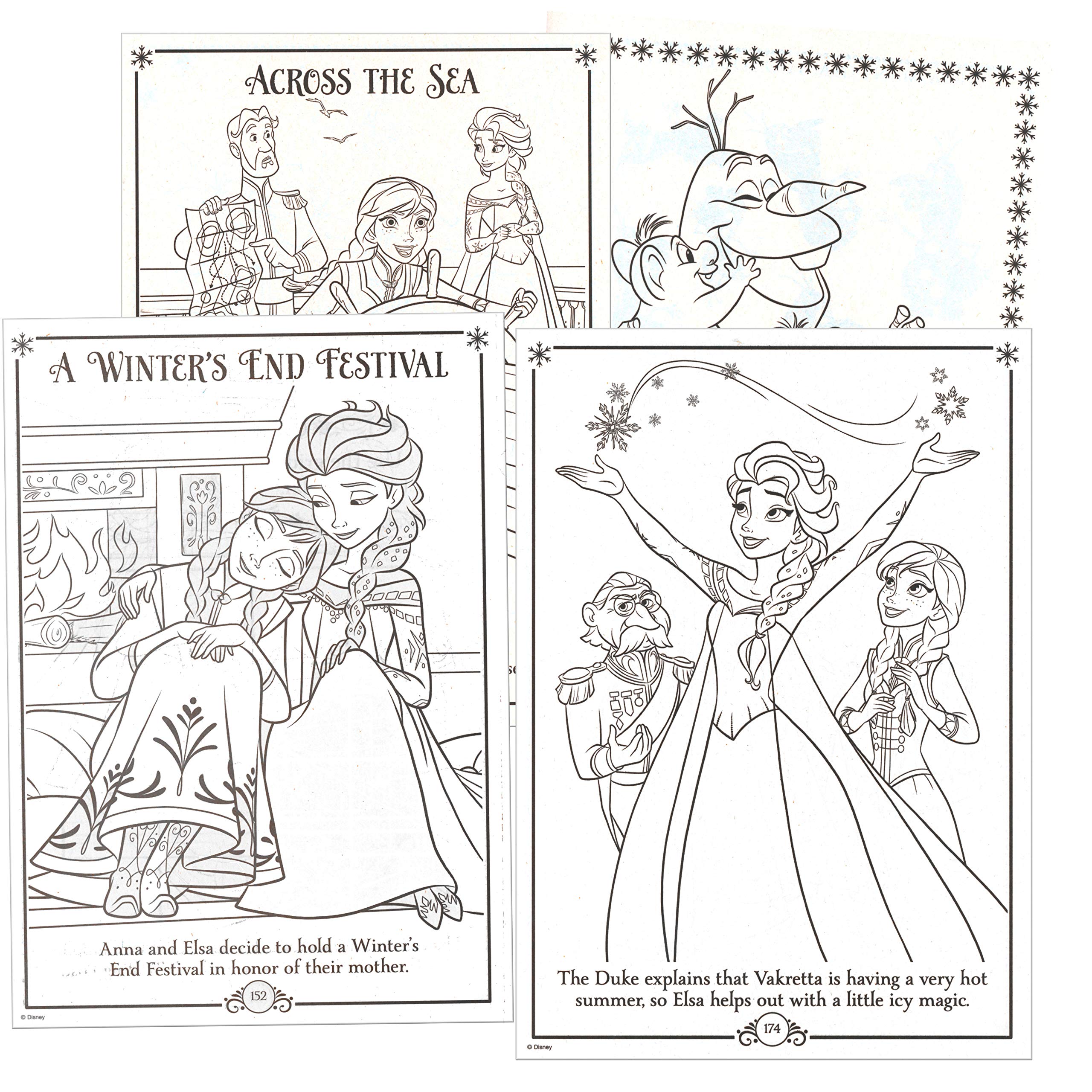 Bendon Frozen Coloring Book in a 7.75 x 10.5 inch format for easy handling.