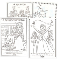Bendon Frozen Coloring Book in a 7.75 x 10.5 inch format for easy handling.