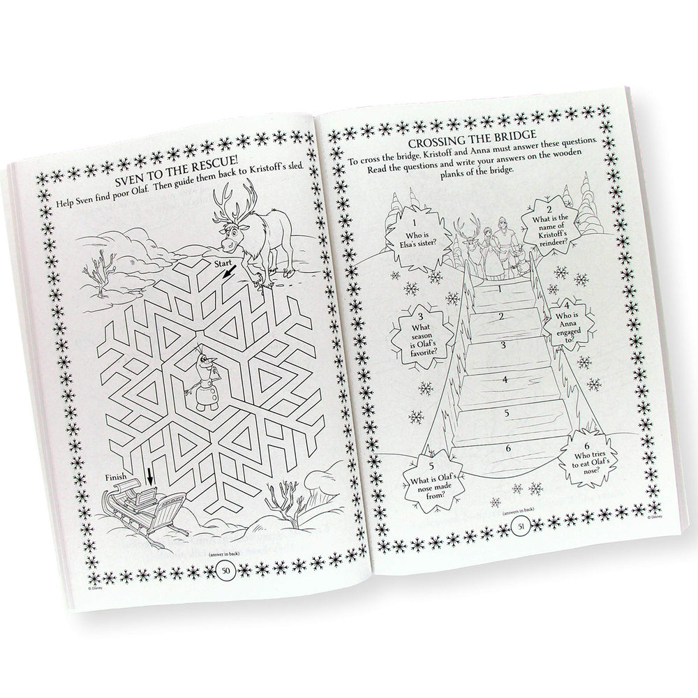 Bendon Frozen Coloring Book features Elsa dress-up illustrations to spark creativity.