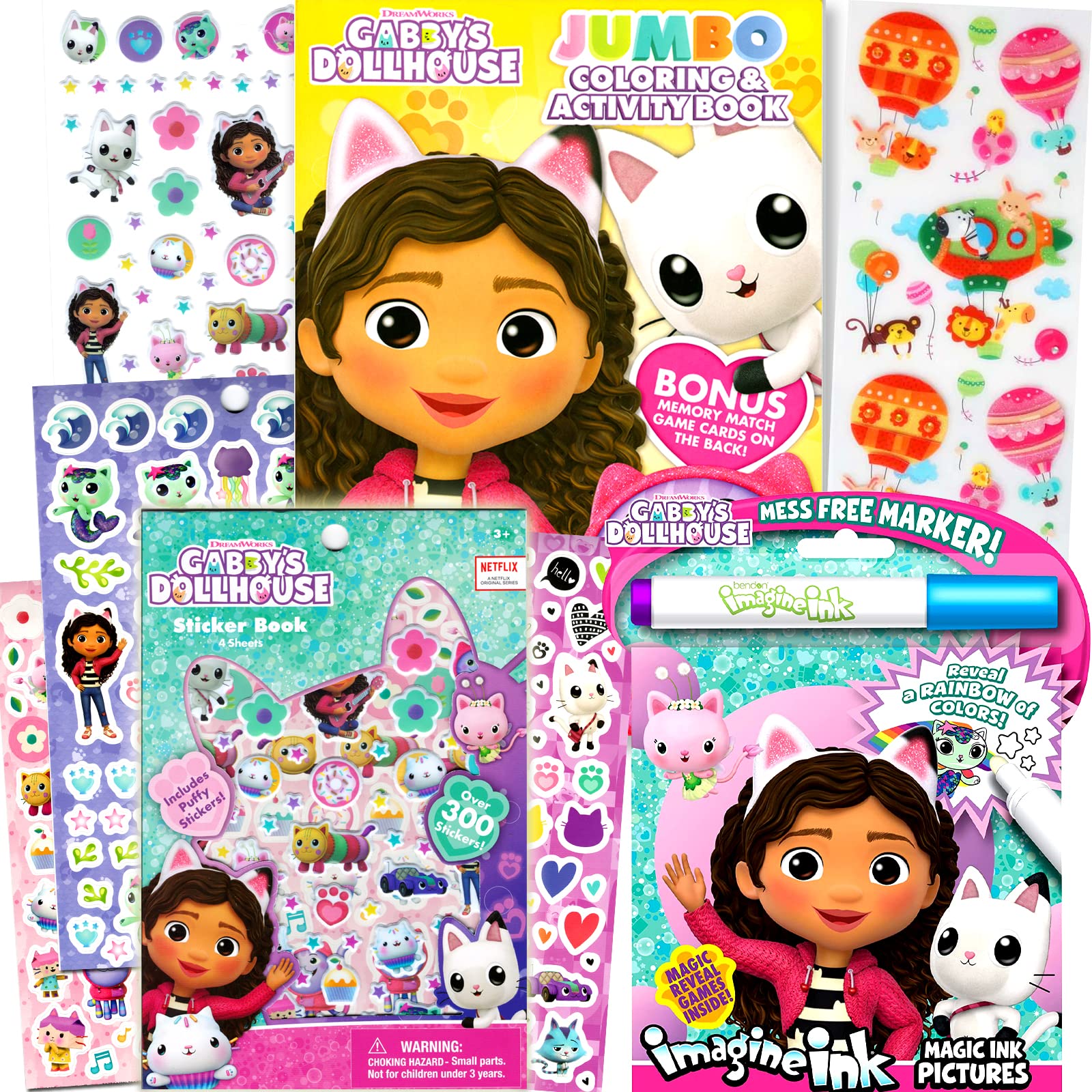 Bendon Gabby Dollhouse activity pages mazes—engaging travel challenges