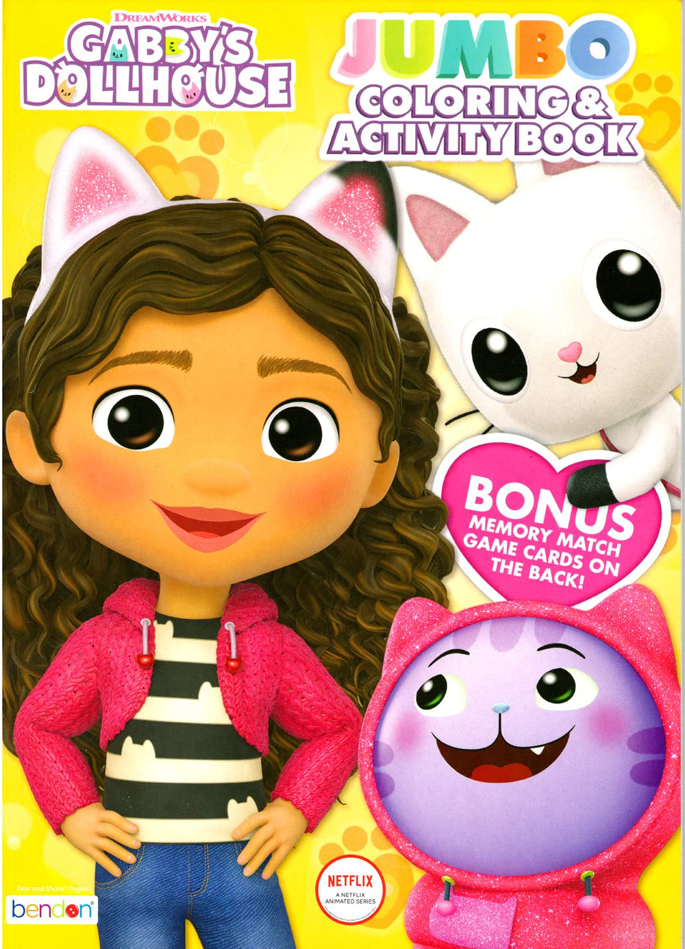Gabby's Dollhouse Coloring Bundle inside pages with 65 plus activities