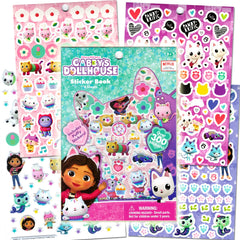 Bendon Gabby's Dollhouse sticker pad with over 300 stickers enhances craft fun