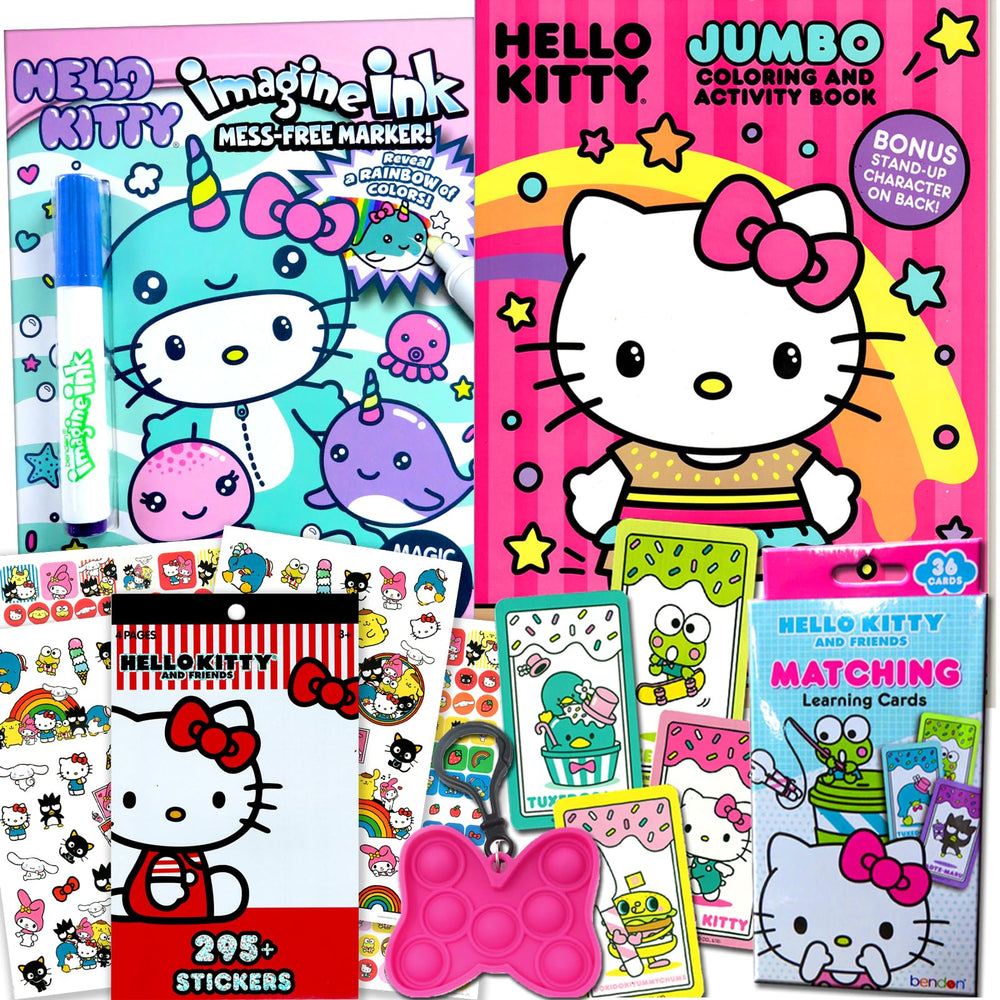 Gift-ready Bendon Hello Kitty bundle packaging suited for birthdays and holidays.