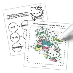 Bendon Hello Kitty Imagine Ink coloring book cover invites playful, creative coloring sessions.