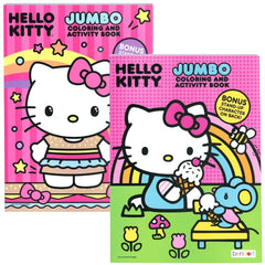 Bendon Hello Kitty jumbo coloring book cover, ideal for travel-friendly coloring and imaginative play