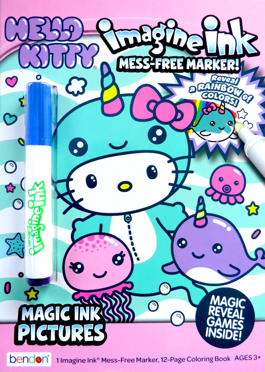 Bendon Hello Kitty sticker pad with 295 stickers for decorating and crafts.