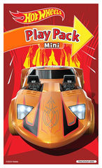Bendon Hot Wheels Play Packs mini crayons provide bright color for quick coloring.