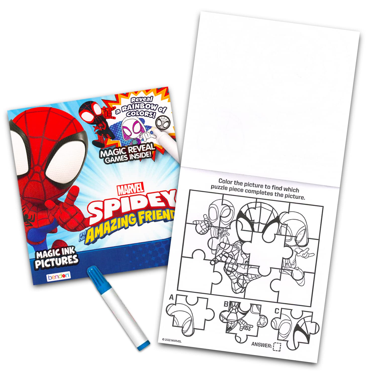 Bendon Imagine Ink Bluey edition offers mess-free coloring with kid-friendly markers