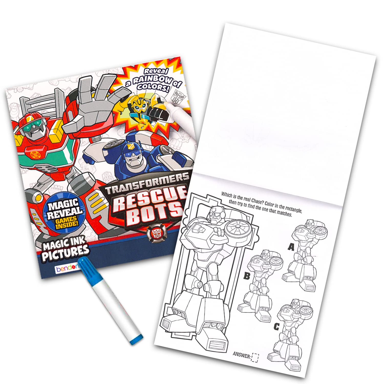 Minnie Mouse Imagine Ink book enables clean coloring with color-revealing pen