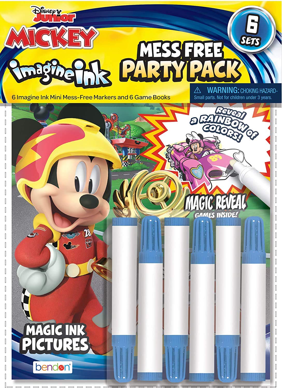 Bluey page from Bendon Imagine Ink set ideal for quick, mess-free coloring on the go.