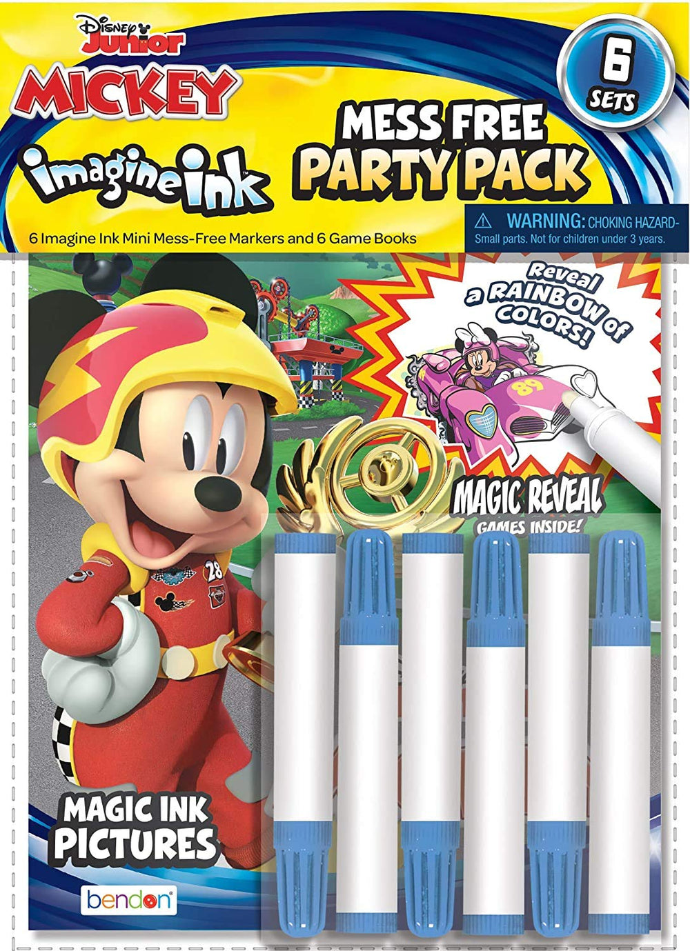 Bluey page from Bendon Imagine Ink set ideal for quick, mess-free coloring on the go.