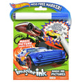 Bendon Imagine Ink Hot Wheels coloring book for mess-free, creative car-themed fun.