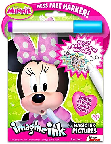 Bendon Imagine Ink invisible ink pages reveal designs when using the marker