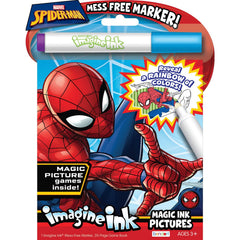 Bendon Imagine Ink Pictures cover offering mess-free Marvel coloring on the go