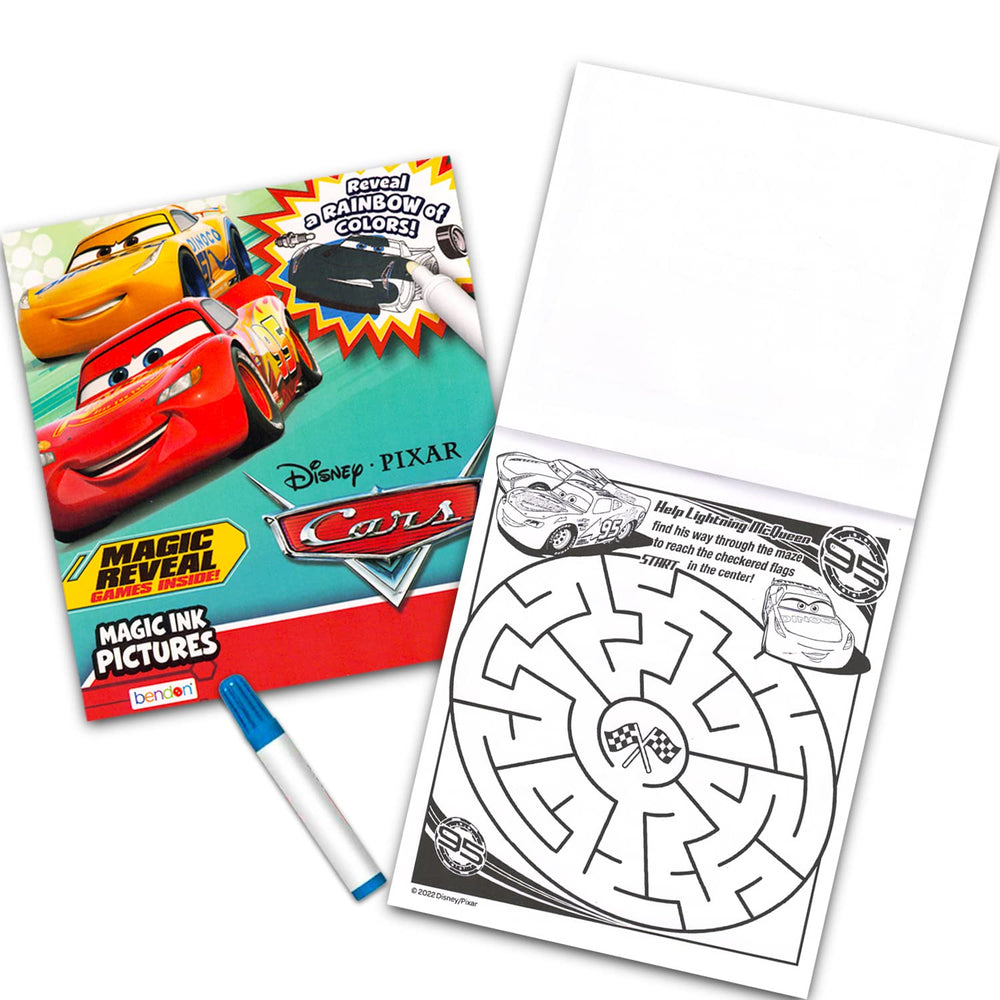 Minecraft page from Bendon Imagine Ink set offers familiar, no-mess coloring fun.