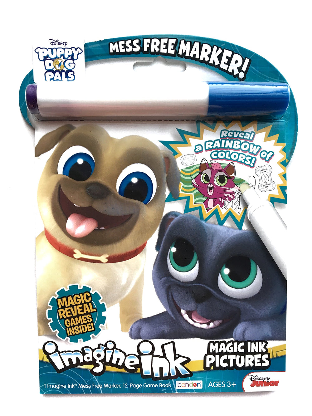 Bendon Imagine Ink Puppy Dog Pals cover invites creative play for kids