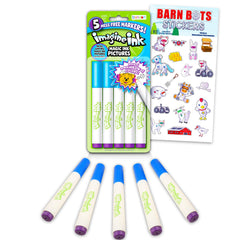 Bendon Imagine Ink 5pc refill set for mess-free coloring in Imagine Ink books