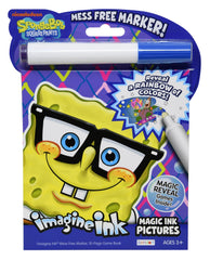 Bendon Imagine Ink SpongeBob cover art with color reveal