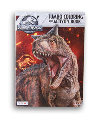 Bendon Jurassic World jumbo coloring book cover variation for on-the-go coloring