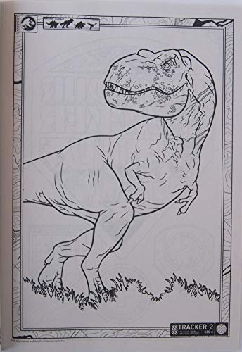 Bendon Jurassic World jumbo coloring book dinosaur illustrations to spark creativity