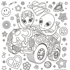 Bendon Lisa Frank coloring patterns spark vibrant self-expression