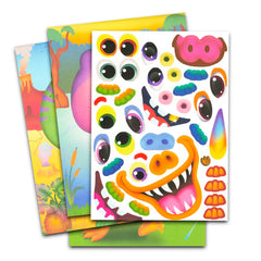 Bendon Make a Face Sticker Books silly pets pages encourage creative play