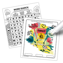 Bendon Minions Imagine Ink pages with 24 scenes for endless color surprises.