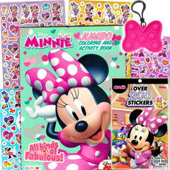 Bendon Minnie Mouse coloring book cover highlighting the licensed character for creative play