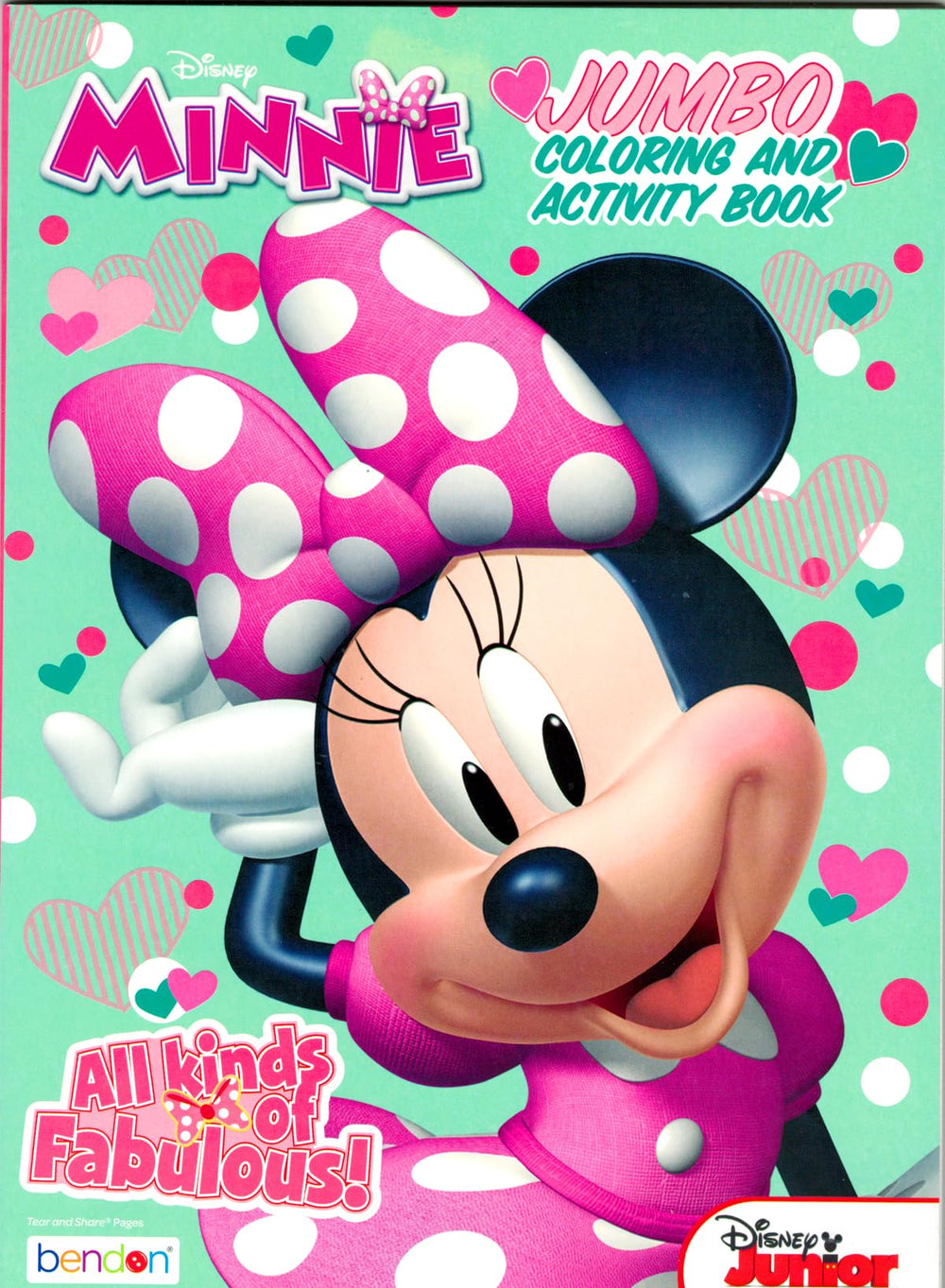 Bendon Minnie Mouse sticker pad with four sheets for decorating school items