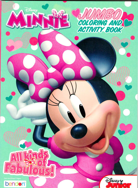 Bendon Minnie Mouse sticker pad with four sheets for decorating school items