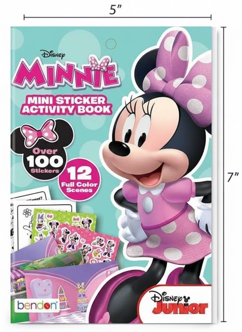 Bendon Minnie Mouse stickers pad stickers variety for decorating notebooks