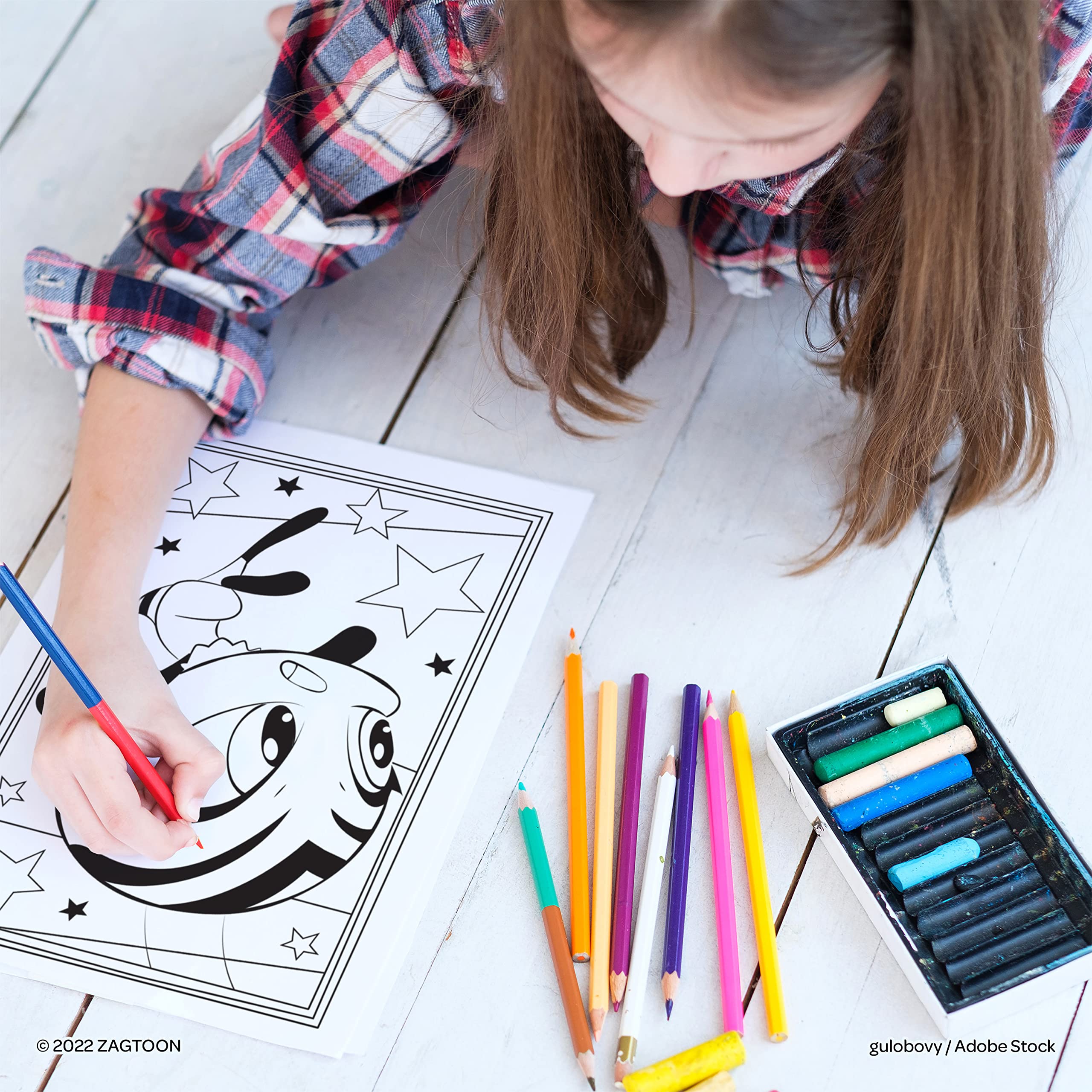 Bendon Miraculous book features big bold tracing lines for young learners.