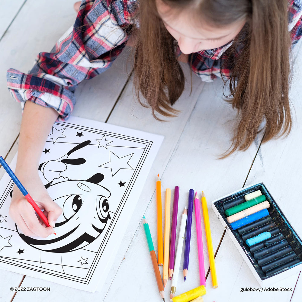 Bendon Miraculous book features big bold tracing lines for young learners.