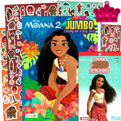 Bendon Moana coloring activity book cover featuring iconic characters for imaginative play