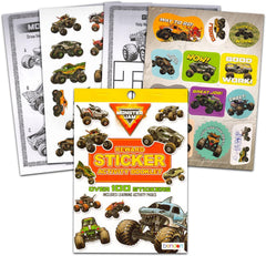 Bendon Monster Jam sticker book adds extra fun and collectability