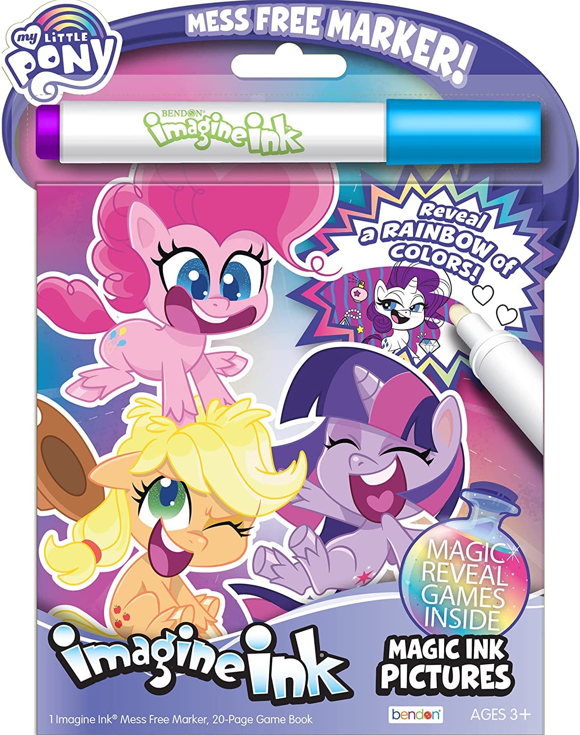 Bendon My Little Pony Imagine Ink Rainbow Dash page for adventurous coloring