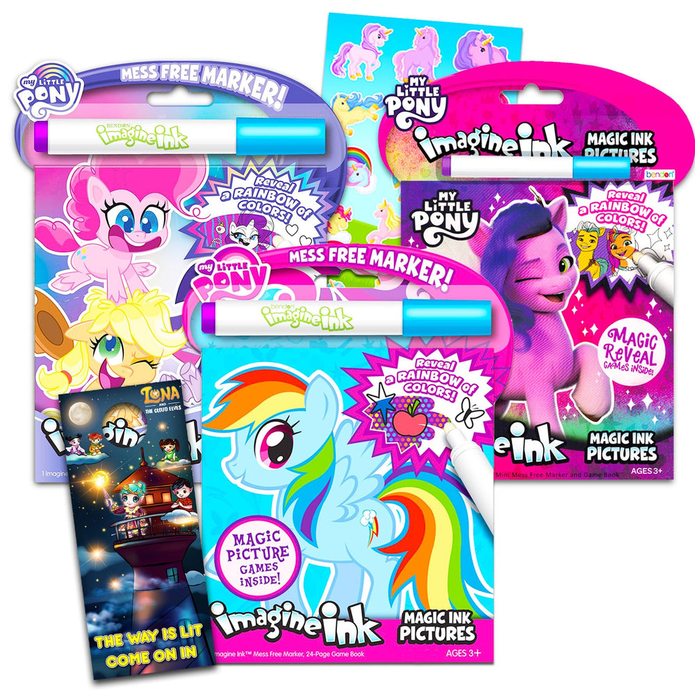 Bendon My Little Pony Imagine Ink Super Set packaging for mess-free kid play